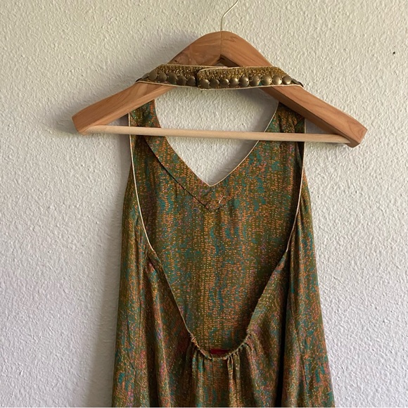 Satya Paul Designer Halter Silk Dress - Picture 11 of 16